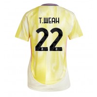 Juventus Timothy Weah #22 Replica Away Shirt Ladies 2024-25 Short Sleeve